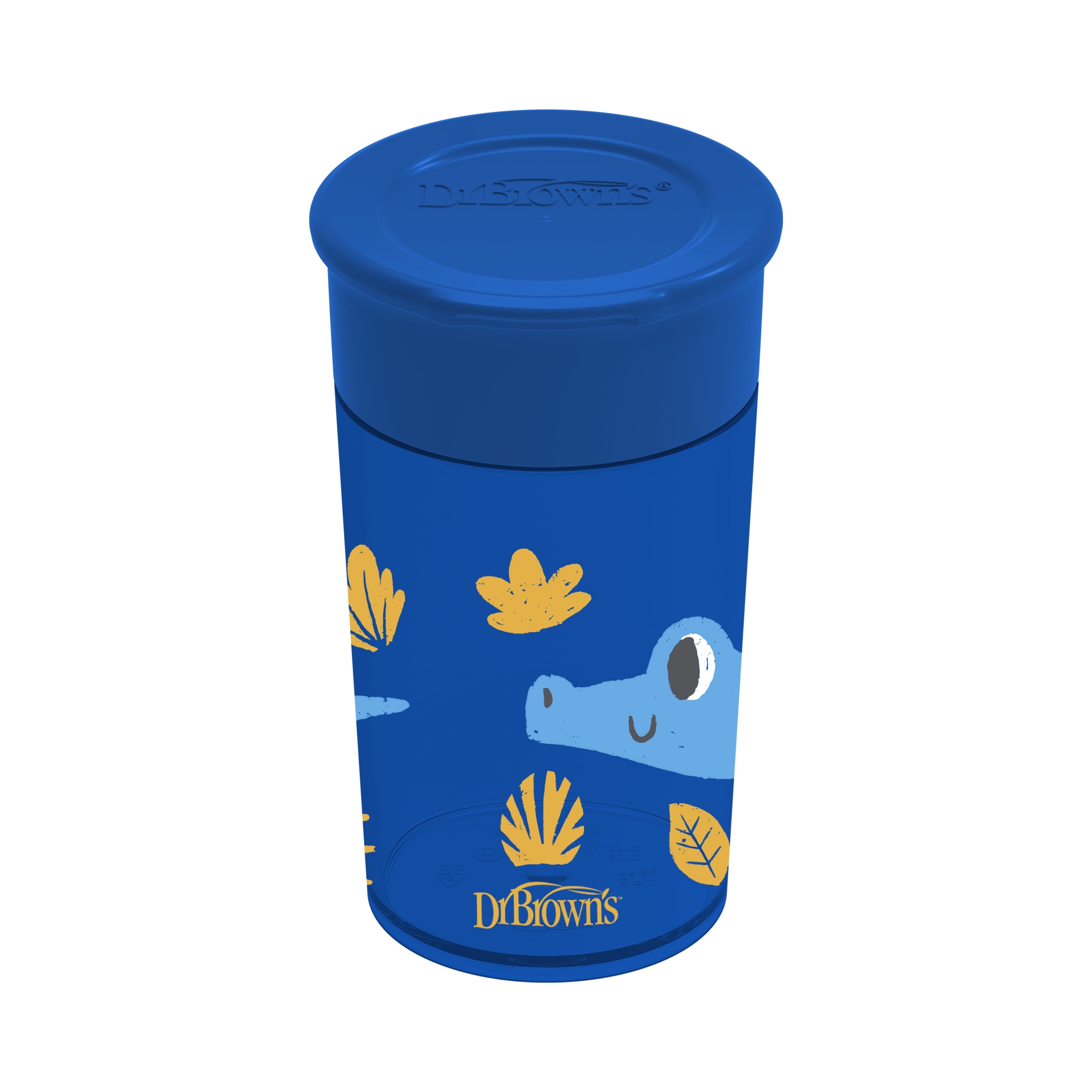 Dr. Brown's Milestones Cheers360 Training Sippy Cups for Babies and Toddlers - Blue Animals - 10oz - 9m+