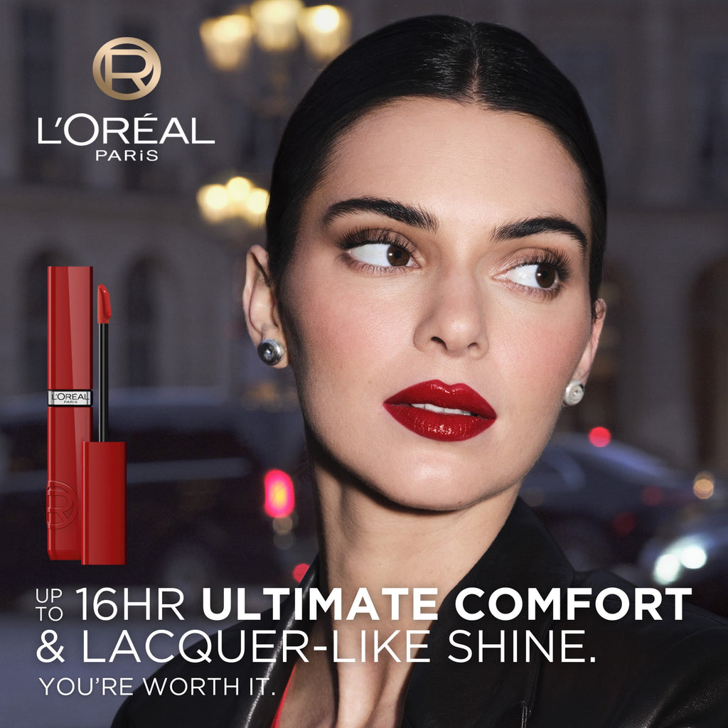 L'Oreal Paris Infallible Lacque Resistance Liquid Lipstick, Berry Bordeaux, 0.13 fl oz