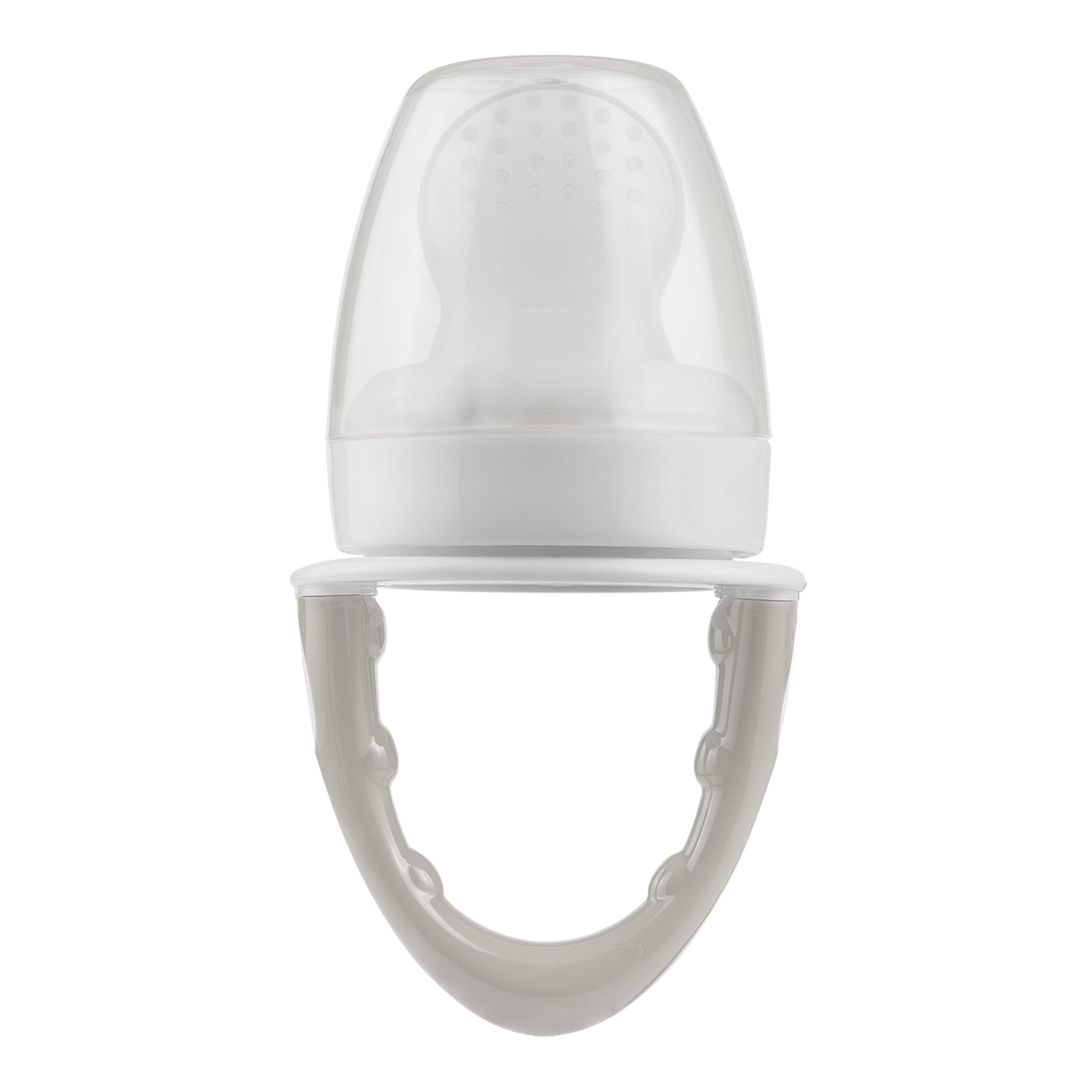 Dr. Brown's Designed to Nourish, Fresh Firsts Silicone Feeder, Solid Food Feeding, Pink/Gray, 2 Pack