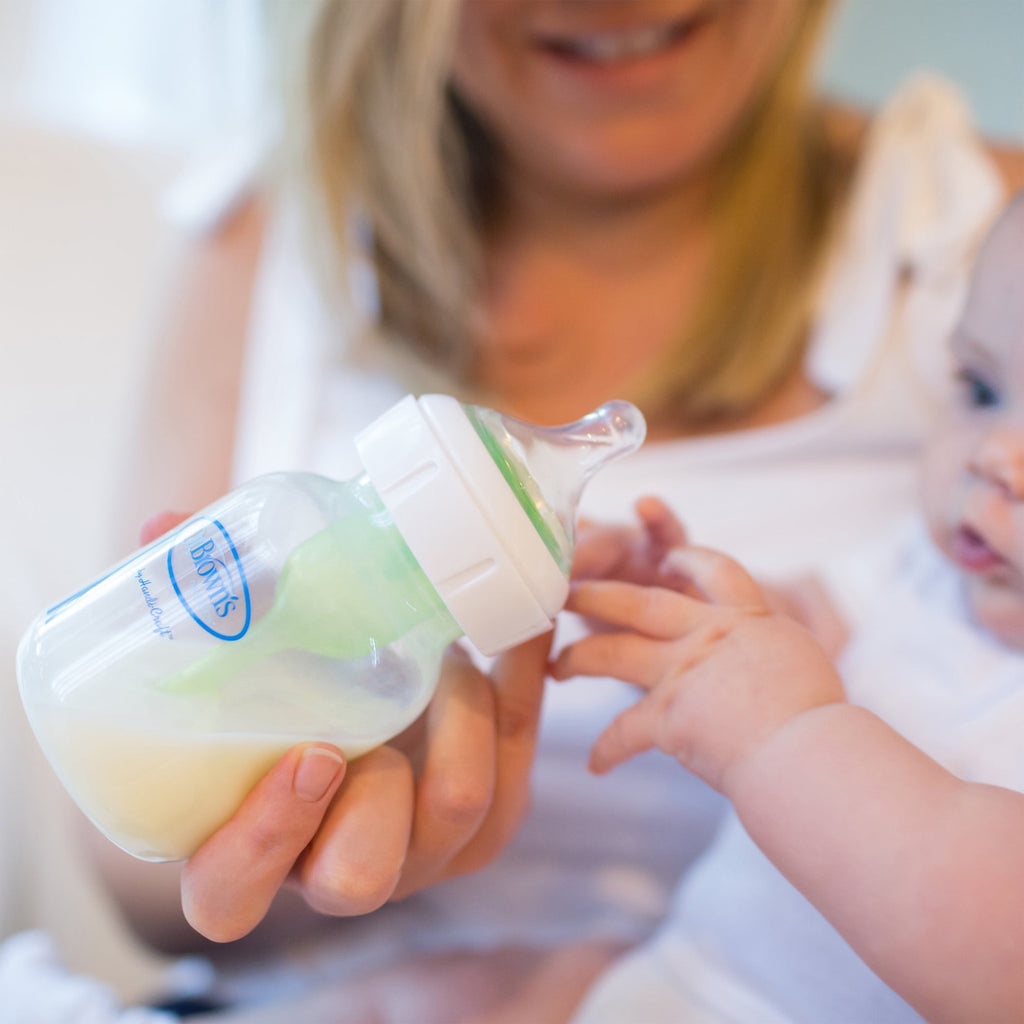 Dr. Brown's Natural Flow Level 2, Wide-Neck Baby Bottle Nipple, Medium Flow, 3m+, 100% Silicone, 6 Pack