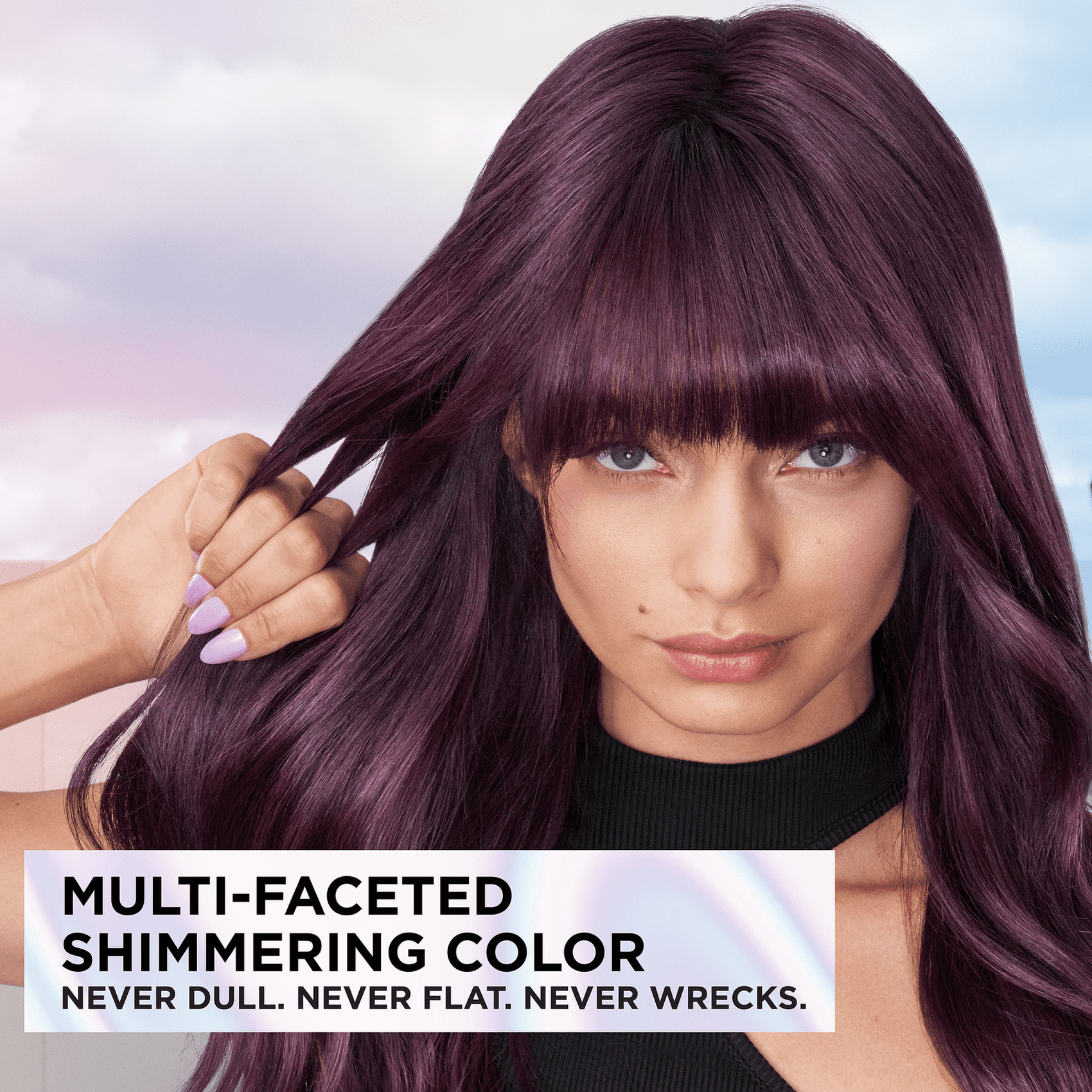 L'Oreal Paris Feria Permanent Hair Color, M62 Cool Rich Red, 1 kit