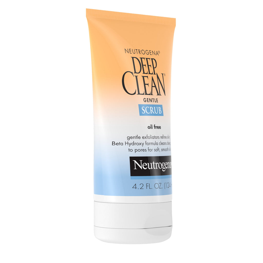 Neutrogena Deep Clean Gentle Facial Scrub, Oil free Cleanser 4.2 fl. oz