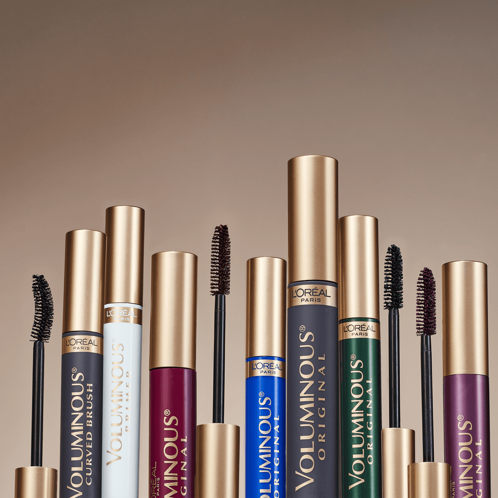 L'Oréal Paris Voluminous Original Curved Brush Mascara, Black Brown, 0.26 fl oz