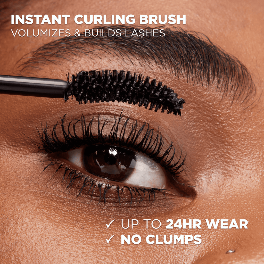 L'Oréal Paris Voluminous Original Curved Brush Mascara, Black Brown, 0.26 fl oz