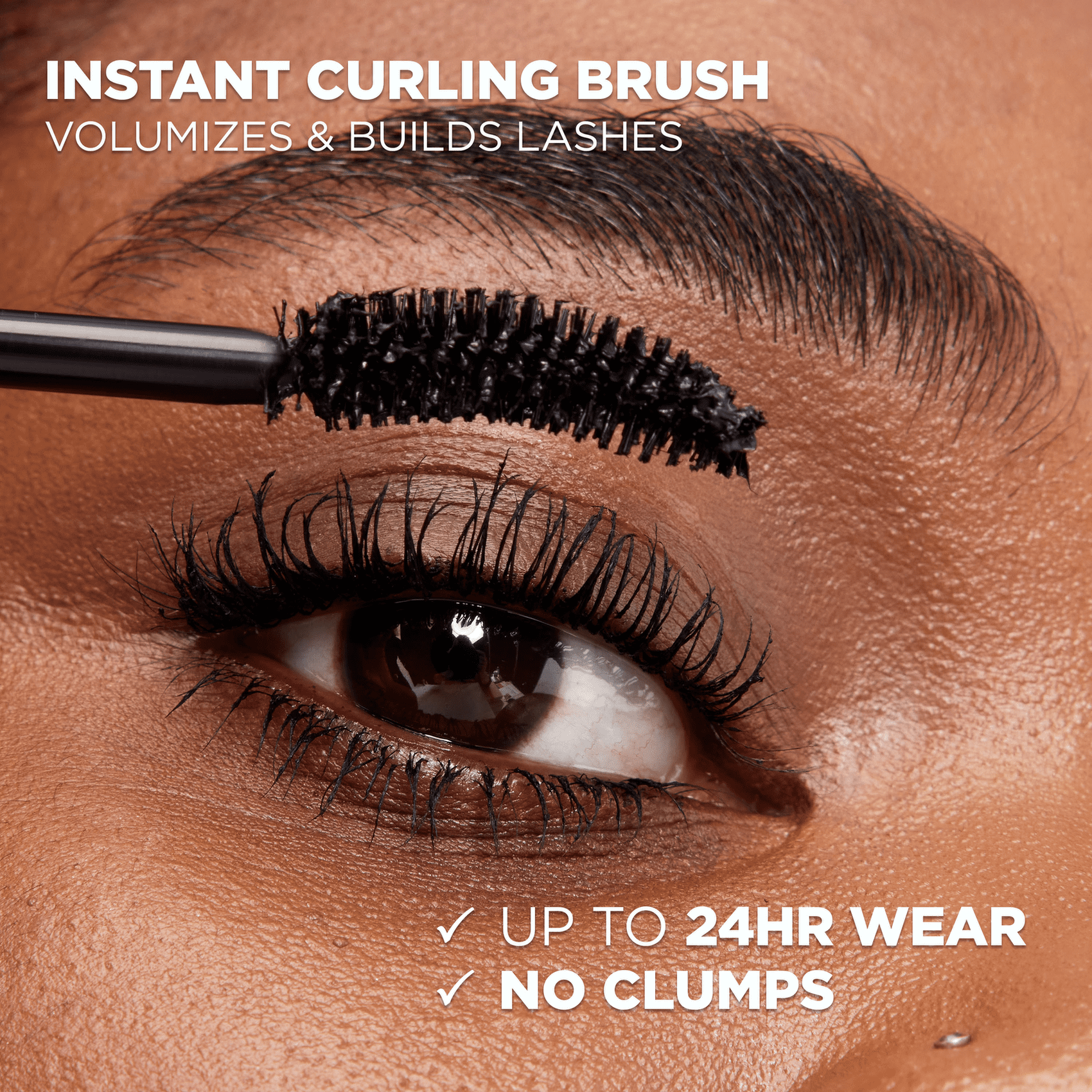 L'Oréal Paris Voluminous Original Curved Brush Mascara, Black Brown, 0.26 fl oz