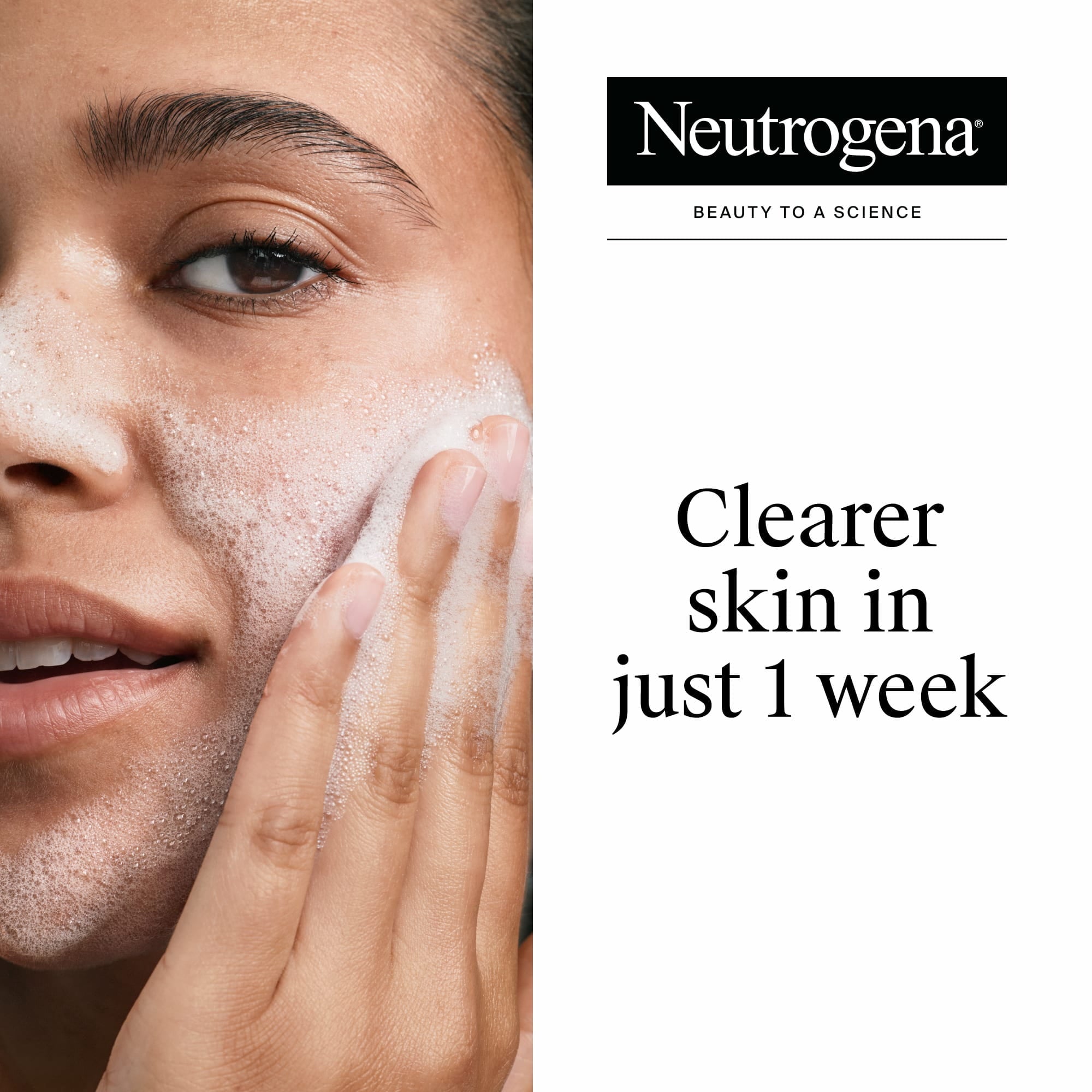 Neutrogena Oil-Free Pink Grapefruit Acne Face Wash, Vitamin C & Salicylic Acid Cleanser, Daily Acne Treatment For Face, Blemish & Blackhead Clearing Facial Cleanser, 6 fl. oz
