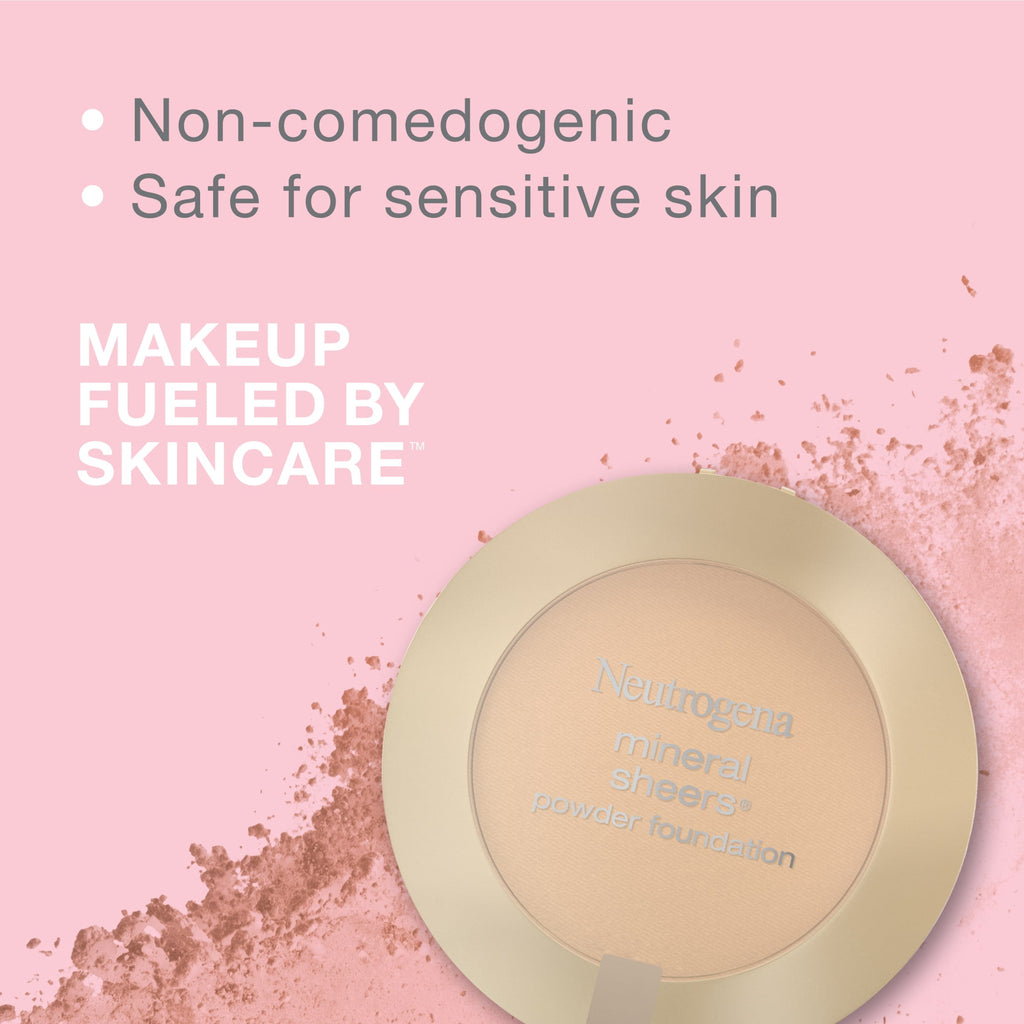 Neutrogena Mineral Sheers Powder Foundation, Honey Beige 70,.34 oz