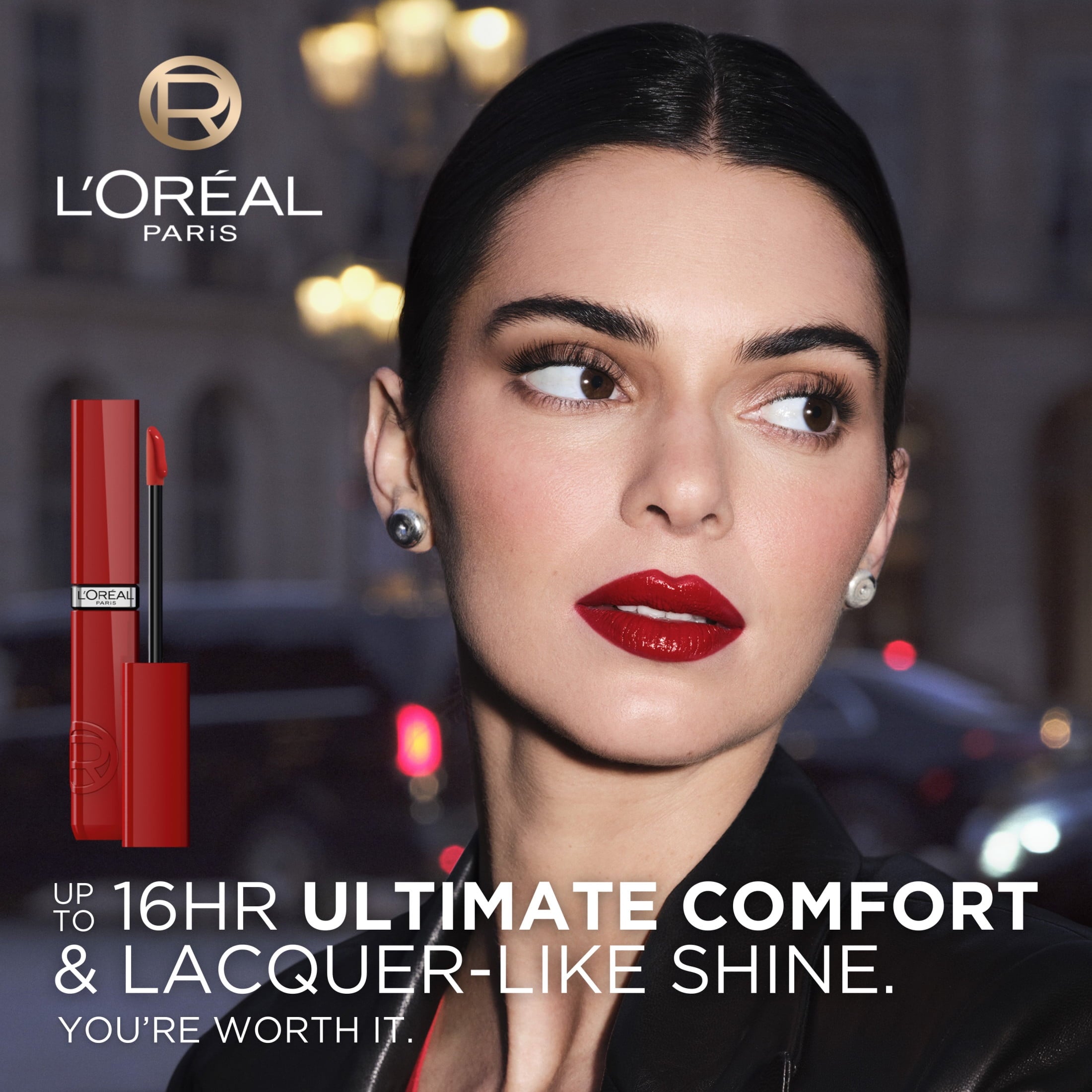 L'Oreal Paris Infallible Lacque Resistance Lightweight Long-Lasting Liquid Lipstick, Le Nu Rose, 0.13 fl oz