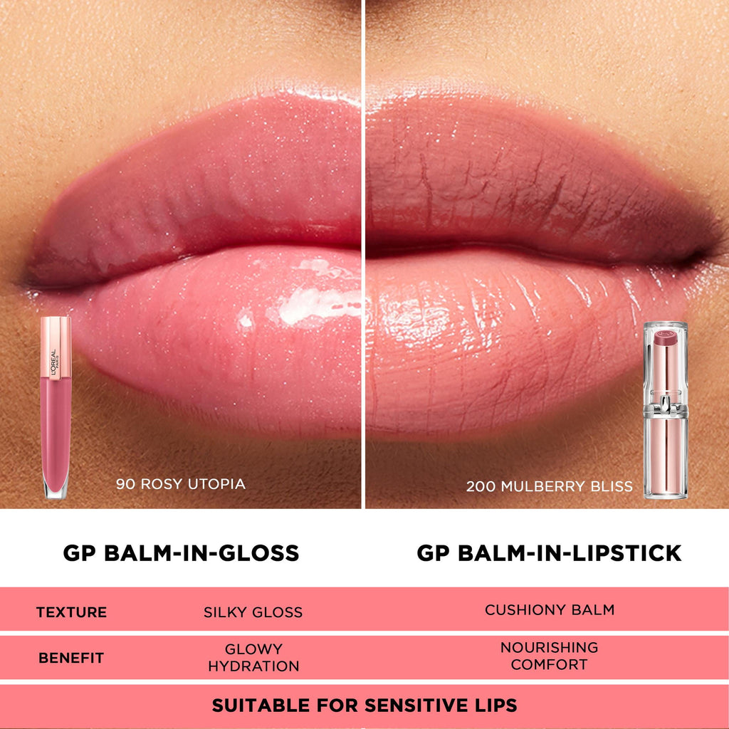 L'Oreal Paris Glow Paradise Lip Balm-in-Gloss with Pomegranate Extract, Celestial Blossom
