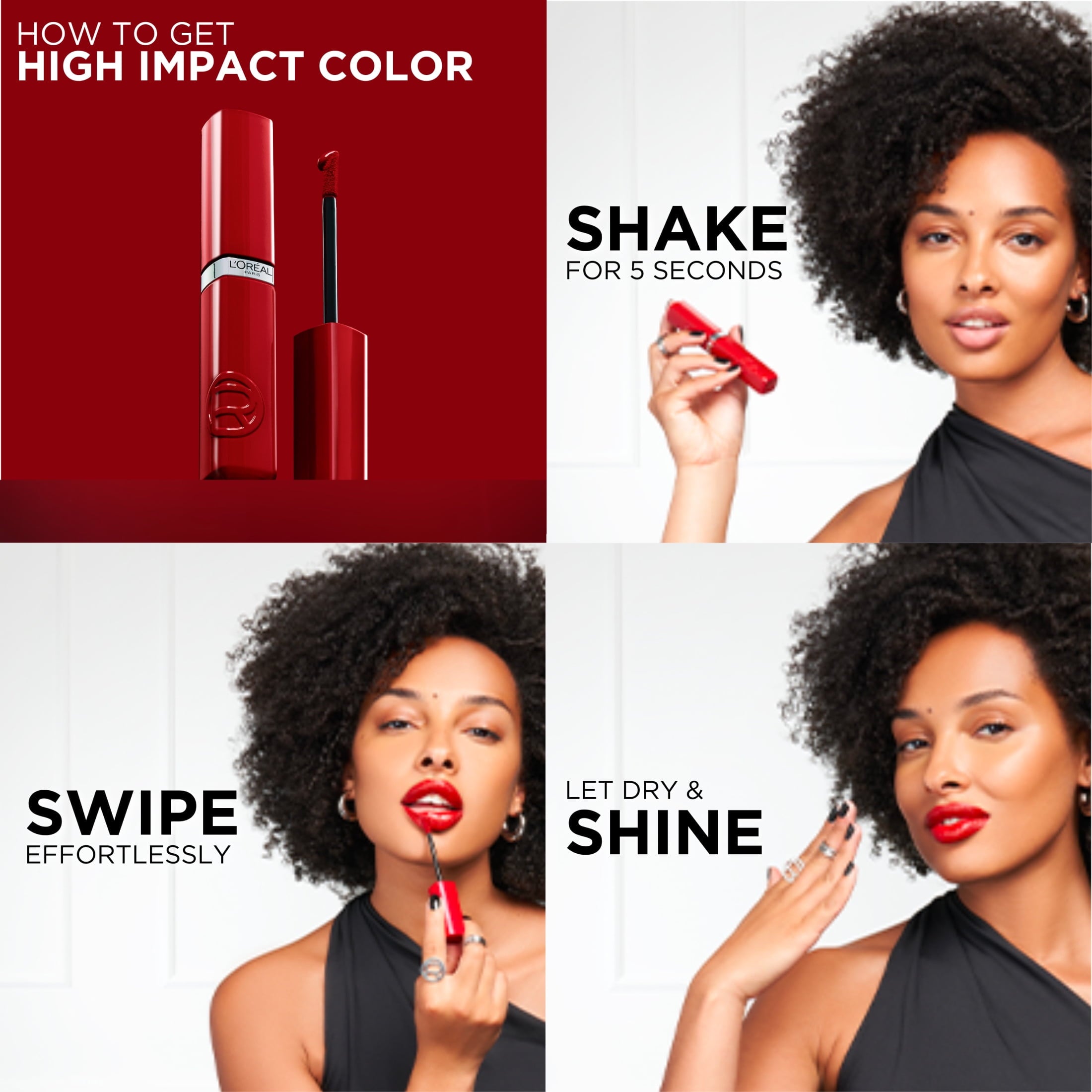 L'Oreal Paris Infallible Lacque Resistance Liquid Lipstick, Worth It Medium, 0.13 fl oz