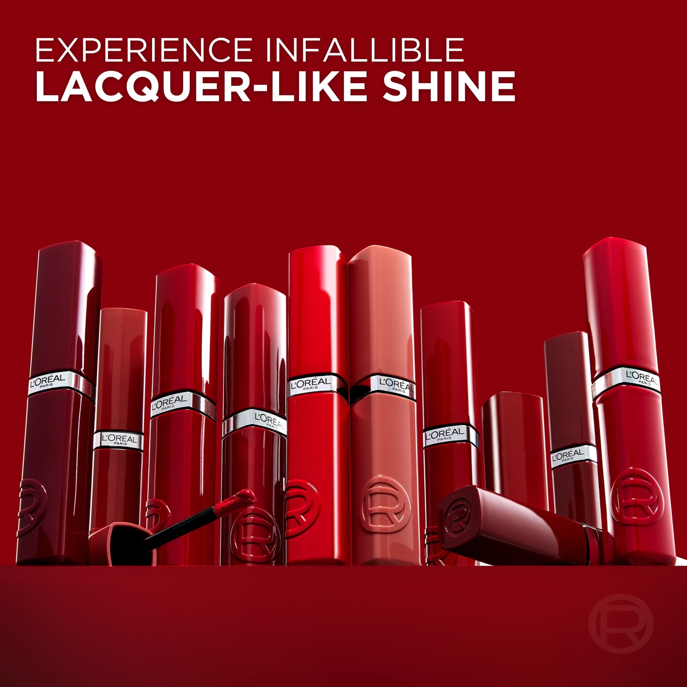 L'Oreal Paris Infallible Lacque Resistance Liquid Lipstick, Cafe Parisien, 0.13 fl oz